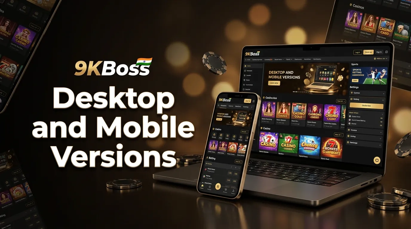 9KBoss desktop and mobile versions